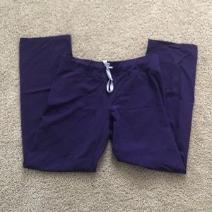 Purple Figs scrub pants